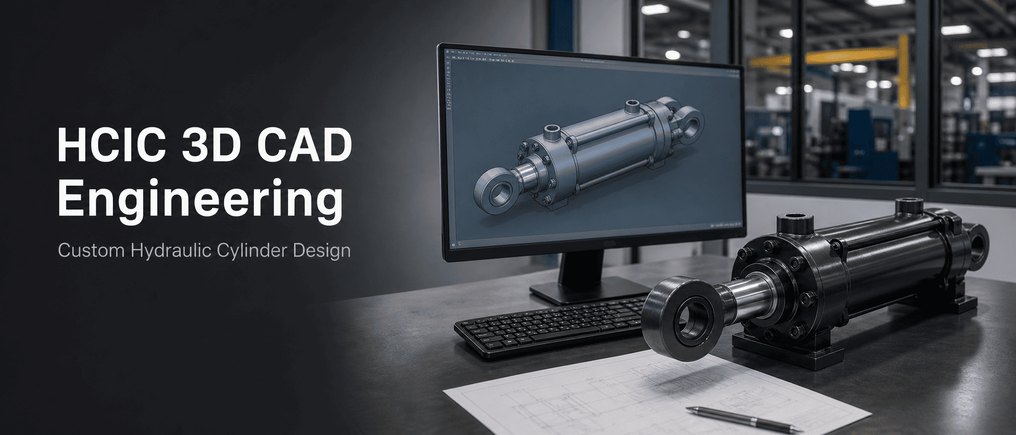 HCIC оновлює свій інженерний ресурс 3D CAD для спеціальних гідравлічних циліндрів