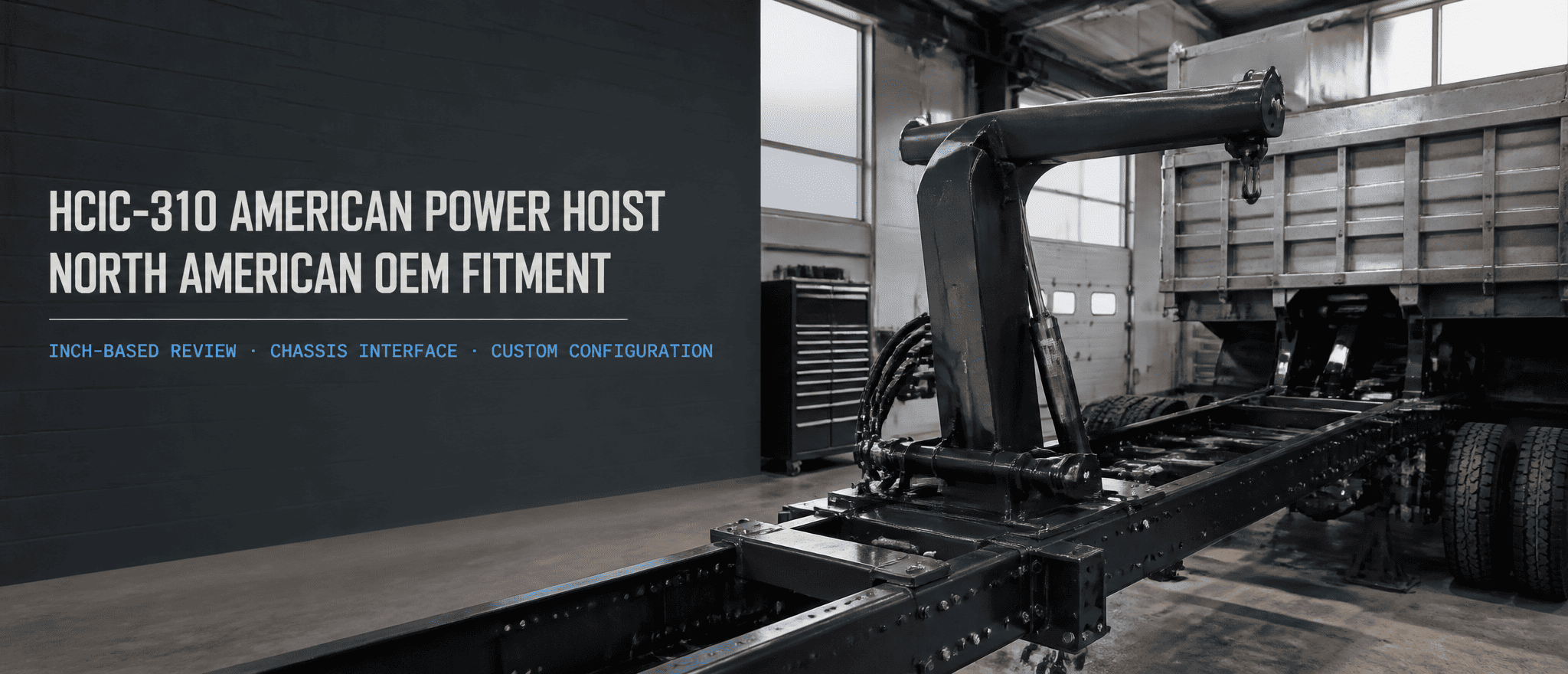 HCIC ставить дюймову установку в центр свого ресурсу HCIC-310 American Power Hoist Resource