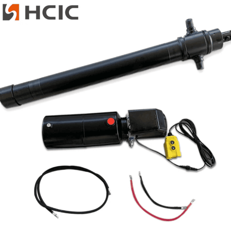 4TG-E90-1000 Гідравлічний циліндр причепа + спеціальний комбінований блок живлення