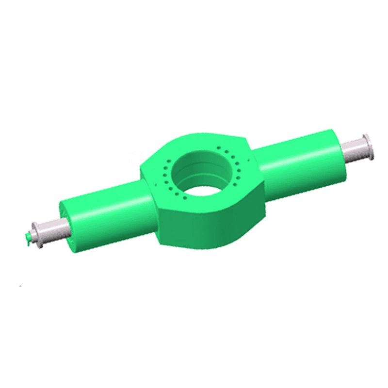 Гідравлічний прес-циліндр подвійної дії